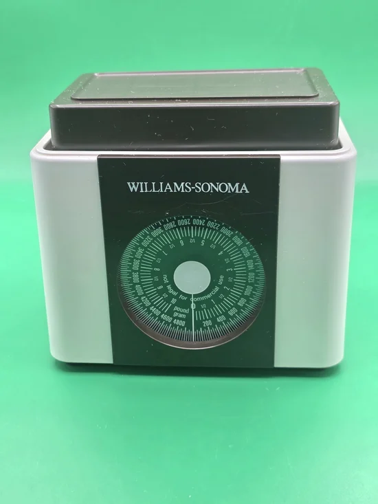 Williams Sonoma 10lb Kitchen Scale Brown/White