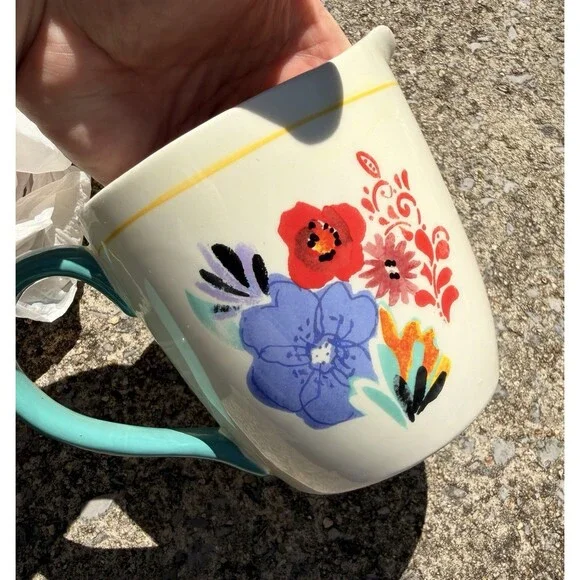 The Pioneer Woman Flea Market Floral 4 Cup Measuring Pitcher Ceramic