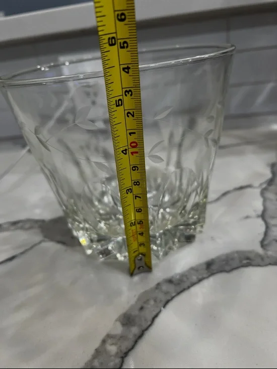 Vintage Heavy PRINCESS HOUSE 1980's Crystal Ice Bucket Heritage Etched Pattern.