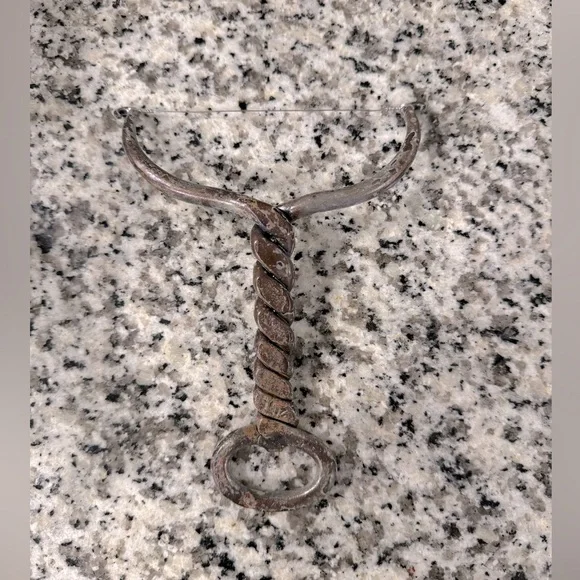 Handmade wrought iron cheese grater