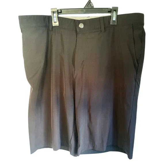 Adidas Mens Golf Shorts Black Performance Stretch Flat‎ Front Size 36