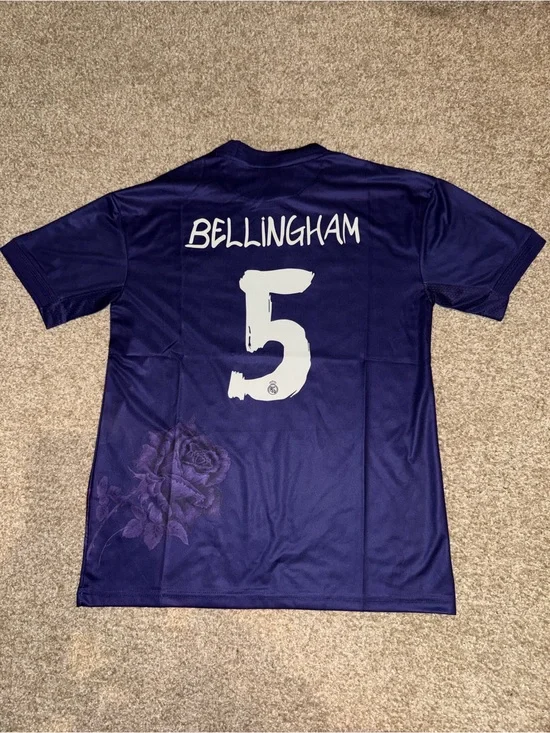 Adidas Y-3 Real Madrid 2023-24 Bellingham #5 Men’s Fourth Soccer Jersey 🆕