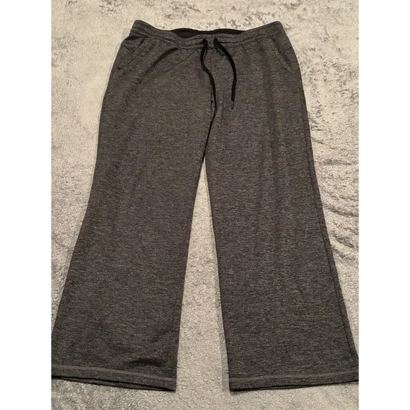 Adidas Sweatpants Mens XL Climawarm Dark Gray Pull On Performance Athletic
