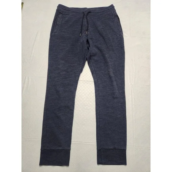 Adidas Originals Pants Mens‎ 32 Blue French Terry Joggers Sweatpants AZ1211