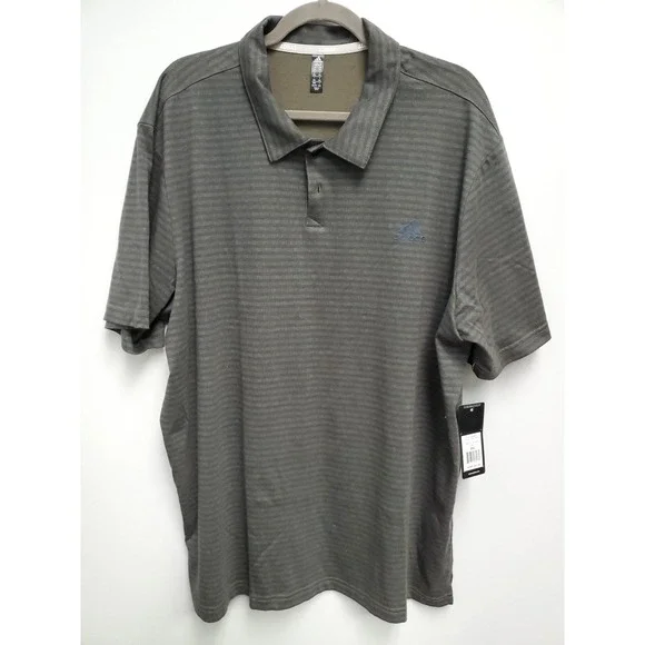 Adidas‎ Go To Stripe Polo Shirt Mens 2XL Olive Strata NWT