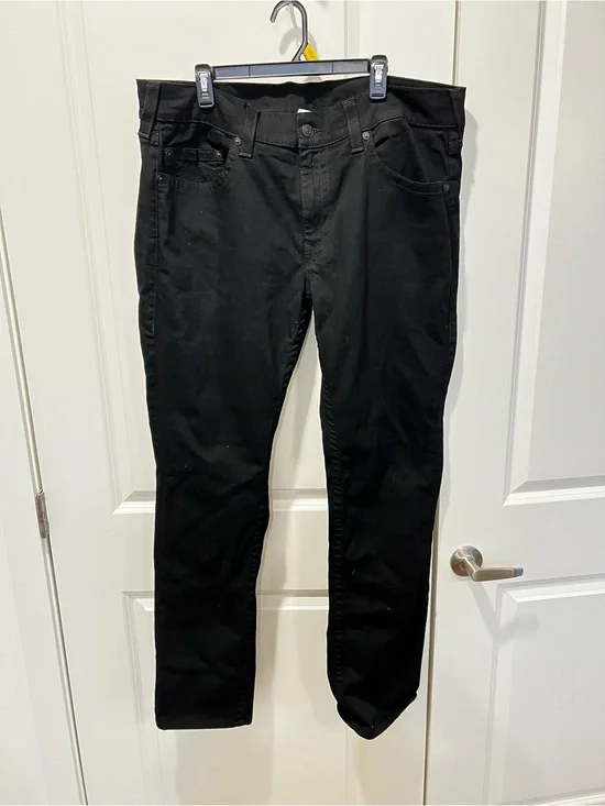 True Religion ROCCO NF Men's Black Jeans - Classic Straight Fit