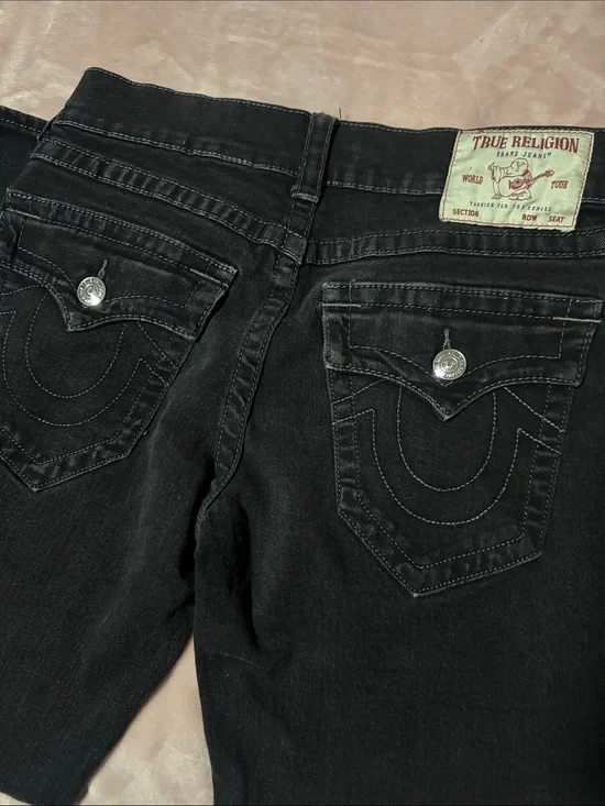 True Religion Mens Ricky Relaxed Straight Jeans