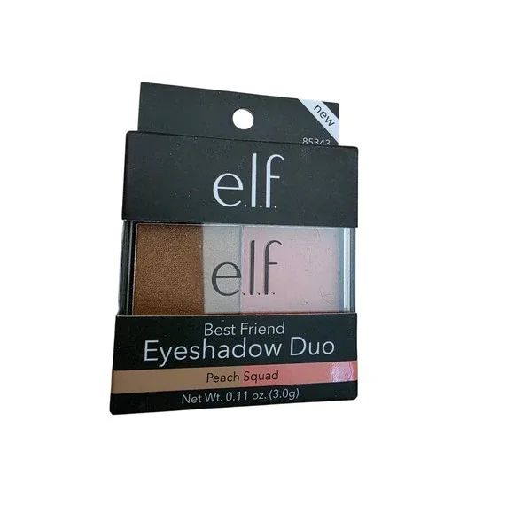 elf Best Friend Eyeshadow Duo Peach Squad 85343 Matte Shimmer Powder 0.11oz New
