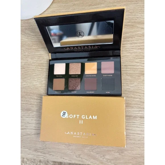 Anastasia Beverly Hills Soft Glam II Mini Eyeshadow Palette 8 Shades New in Box