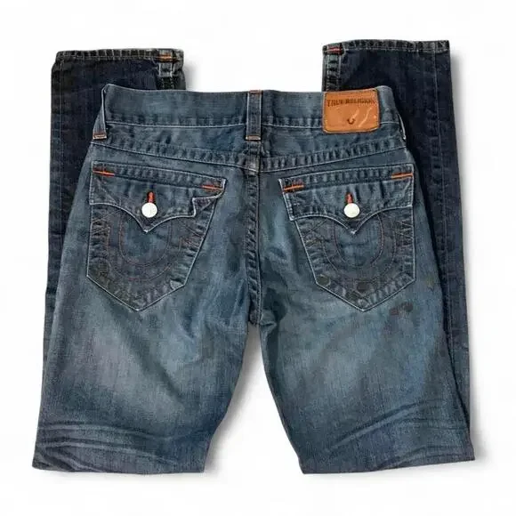True religion mens dark wash