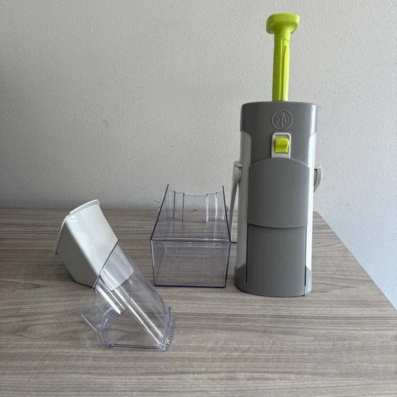 Pampered Chef's RAPID-PREP MANDOLINE -The FIRST Truly FINGER-SAFE Slicer & Dicer