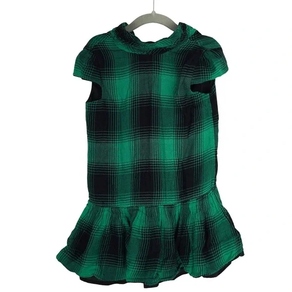 Polo Ralph‎ Lauren Girls Size 4T Checkered Drop Waist Classic Dress