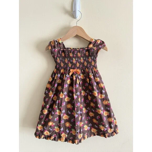 Gymboree‎ Sunflower Smiles Flower Dress Baby Girls 18-24 months Vintage