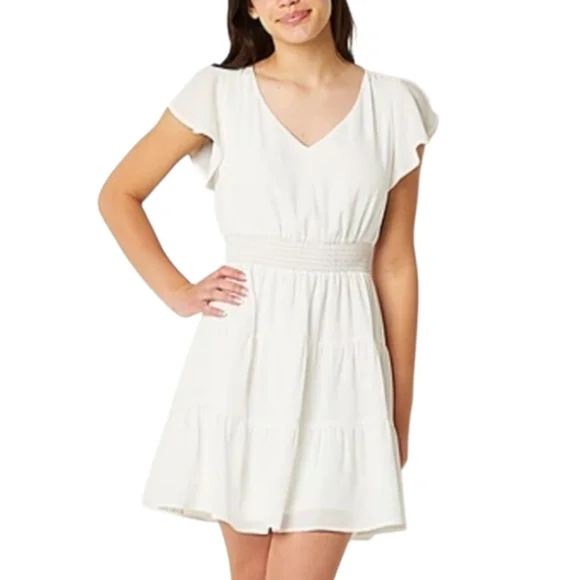 Emerald Sunday Short Sleeve Fit And Flare Dress Juniors Size Medium‎