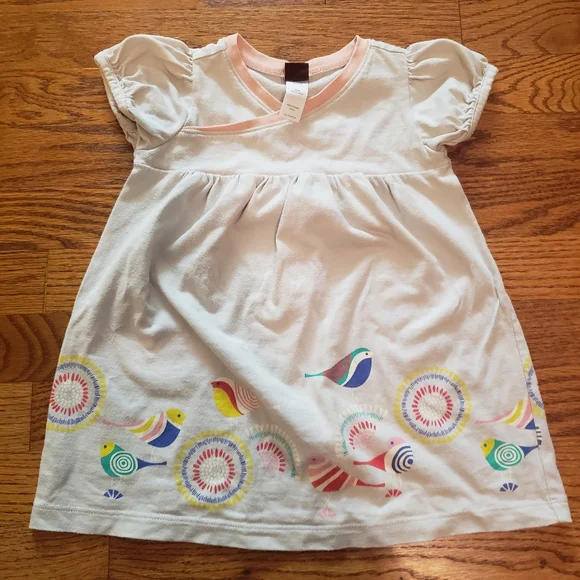 Tea Collection Short Sleeve Bird Dress
