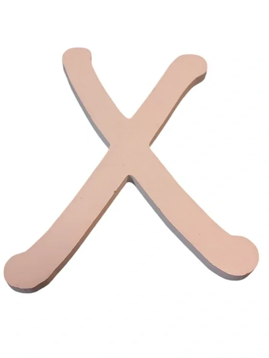 ARTMINDS White Wood Letter Wall Plaque 