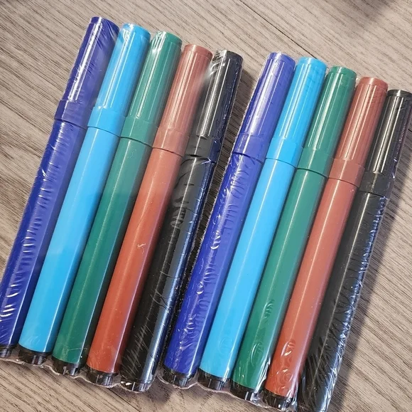 10 Assorted Color Marker Set for Home Office Organization New