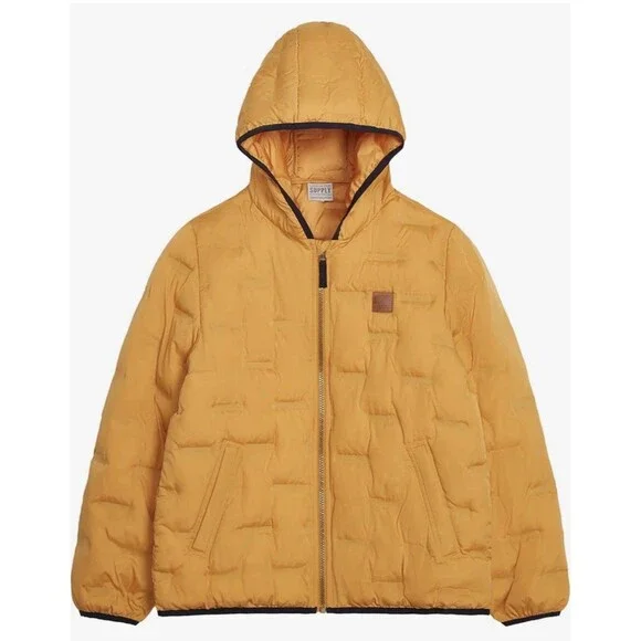 LONDON FOG Kid Midweight Quilted Puffer Jacket Hooded Coat - Size 2T