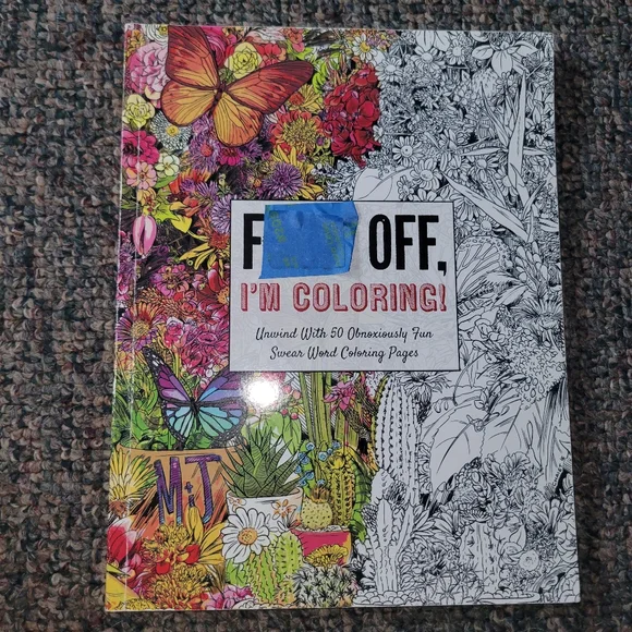 Colorful Swear Word Coloring Book