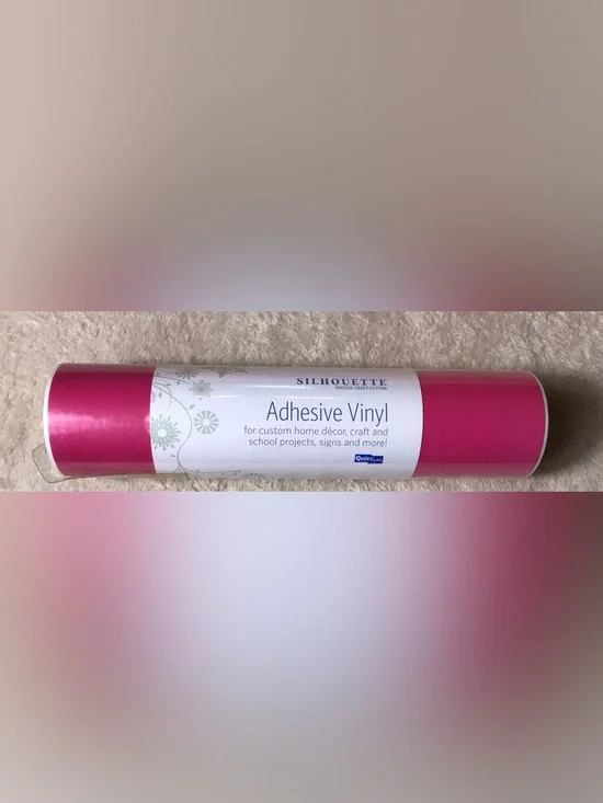 Silhouette Adhesive Vinyl Roll - Hot Pink