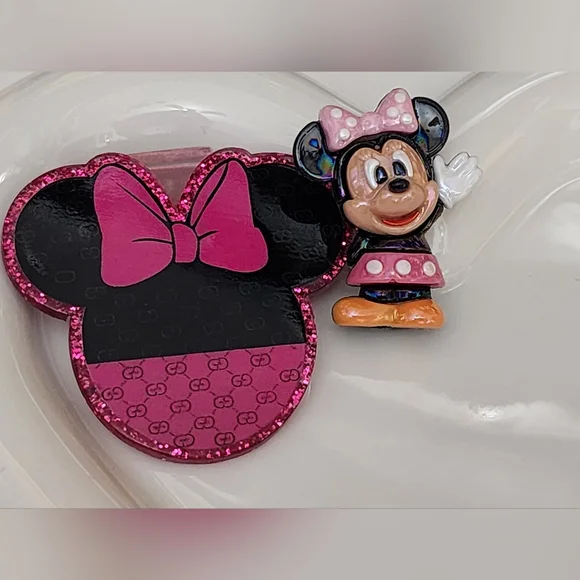 Flatback Focal Bead Mouse‎ Badge Keychain Crafts Bag Clip Pen Pin Magnet Acrylic