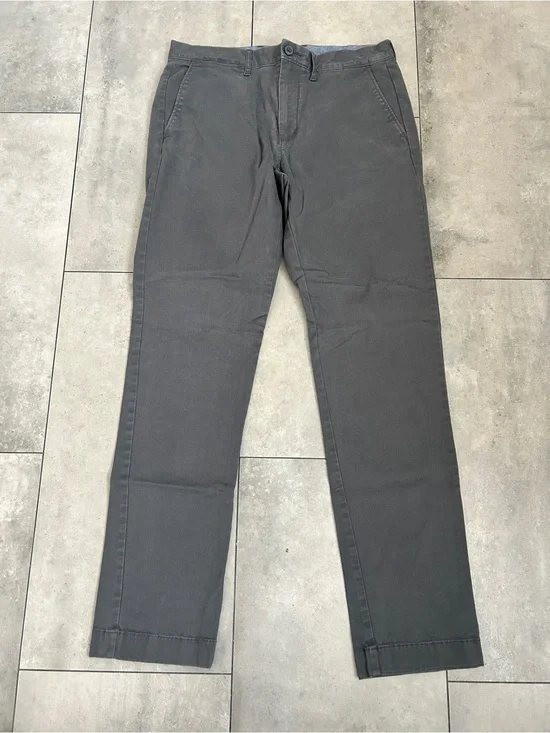 J. Crew 770 Straight-fit stretch chino pant dark gray 31X32