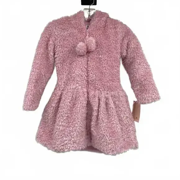 Widgeon Pink Synthetic Girls Pea Coat | Size 7