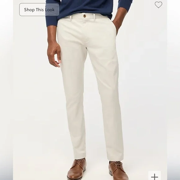 J crew stone Slim-fit flex chino pant