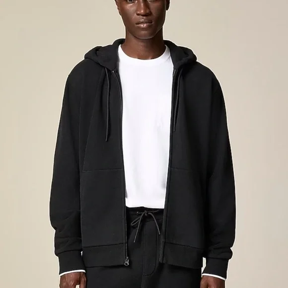 J crew Summit 11 oz. soft-knit fleece full-zip hoodie