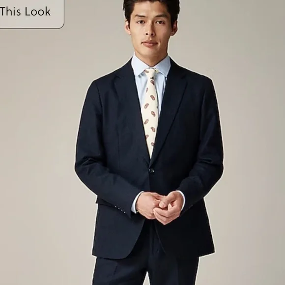 J crew Ludlow Slim-fit suit jacket in English cotton-wool blend