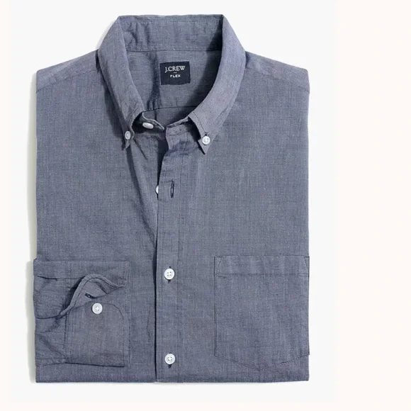 NWOT j crew montclair navy Classic flex casual shirt