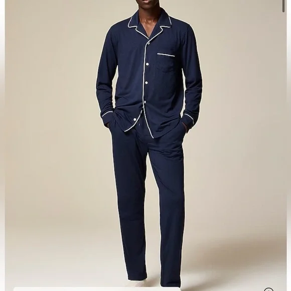 J crew Pajama TOP in cotton jersey blend