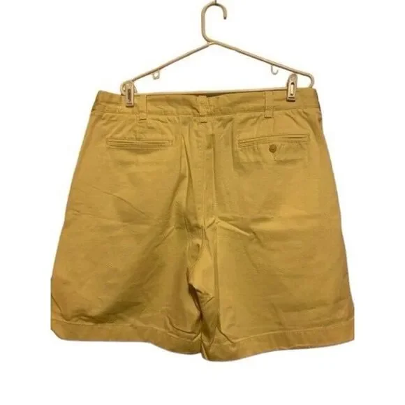J. CREW SIZE 38 YELLOW SHORTS