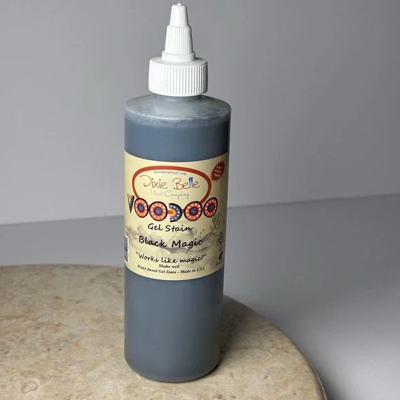 Dixie Belle Voodoo Gel‎ Stain Water Based 8 oz - Black Magic