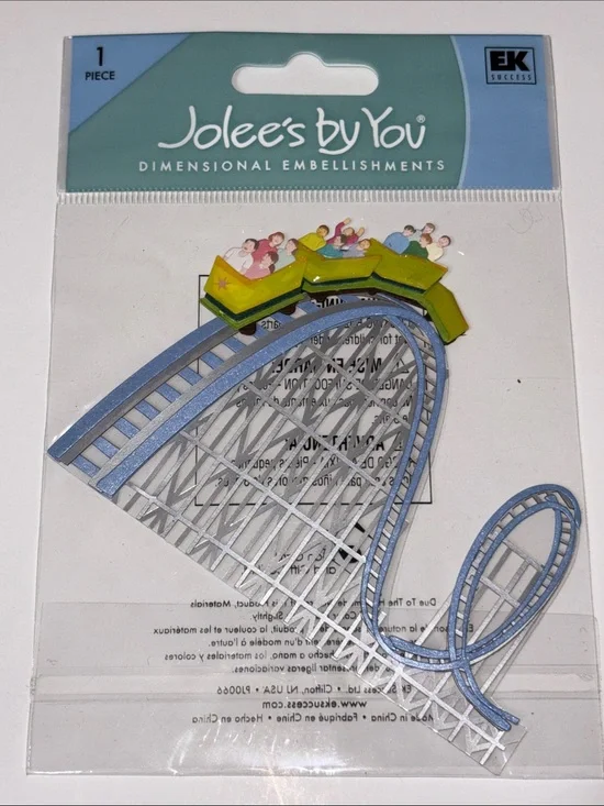 Jolee's by You Roller Coaster Dimensional Embellishment - Blue & Green