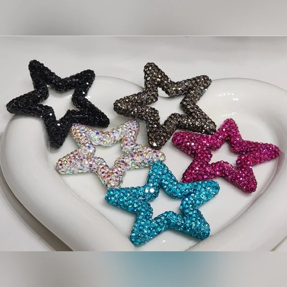 Rhinestone Stars Fancy Beads Beaded Pen‎ Jewelry Making Crafts Keychain 1 Piece