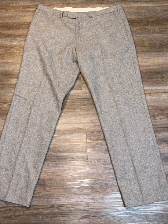 J. Crew Bowery Pants Mens 38W x 32L Wool & Cotton Chino Blend