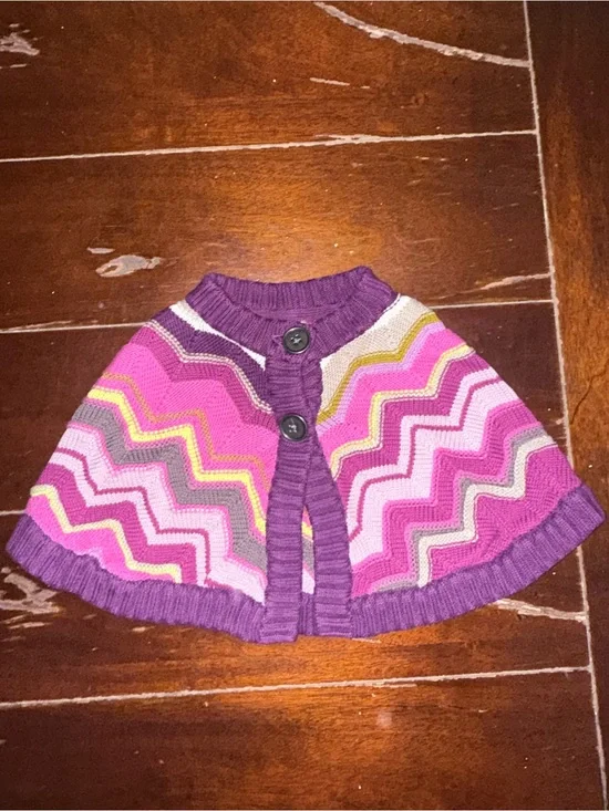 Missoni Purple, Cream & Yellow Knit Sweater Label Detail