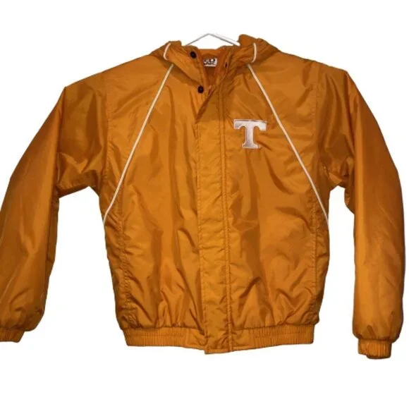 Tennessee Volunteers Red Oak Large Childrens Orange Hooded Jacket Windbreaker L