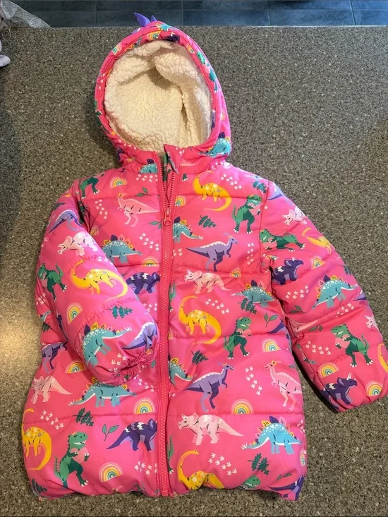 Gymboree dinosaur puffer jacket