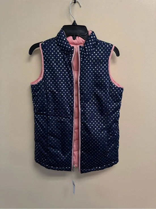 GAP Navy /Pink Reversible Puffer Vest