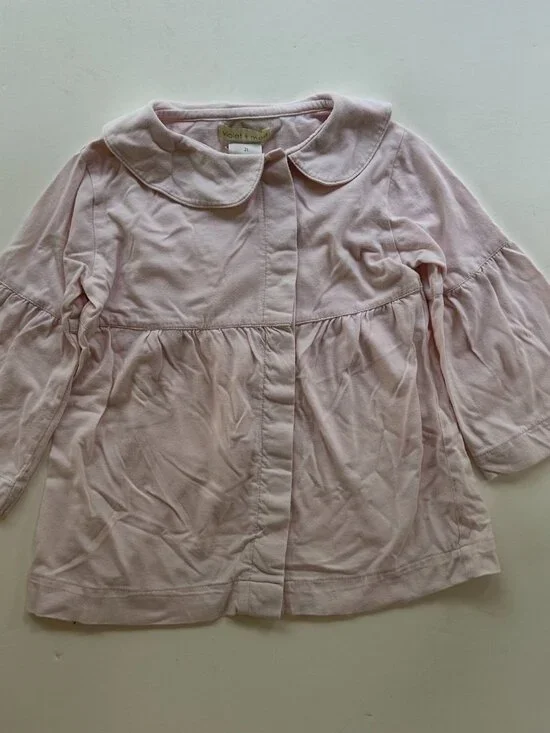 Violet + Moss light pink coat dress