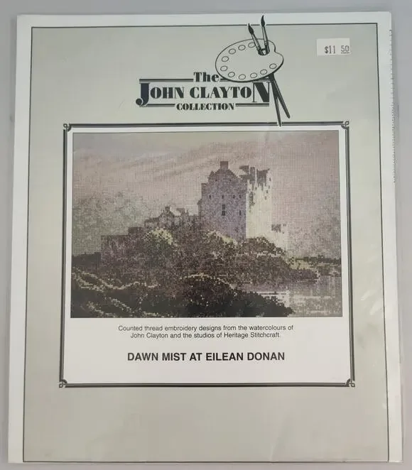 Heritage Stitchcraft Dawn Mist Eilean Donan John Clayton Cross Stitch Pattern