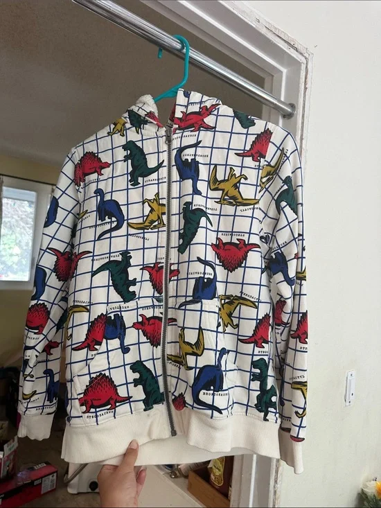 Hanna Andersson Dinosaur zip-up