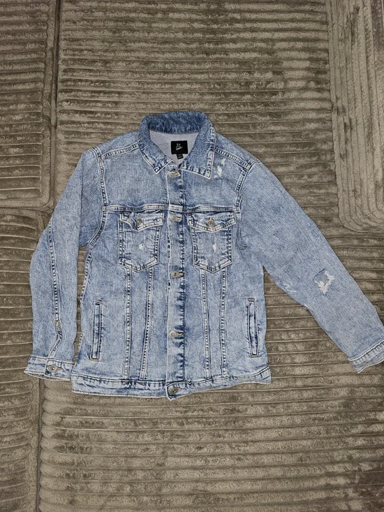 Art Class Kids Light Wash Denim Jacket - Classic Button Front - KD20