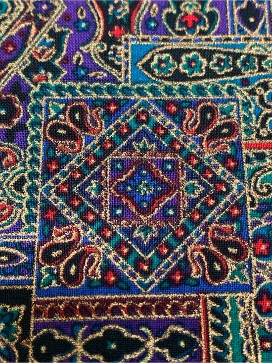 Hoffman International Canterbury Manor Vintage Fabric 5.5 Yards Jewel Tone