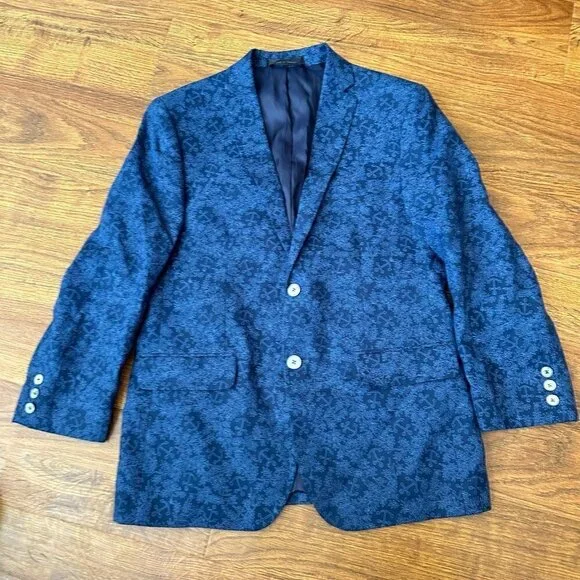 Ralph Lauren anchor print sports coat blazer