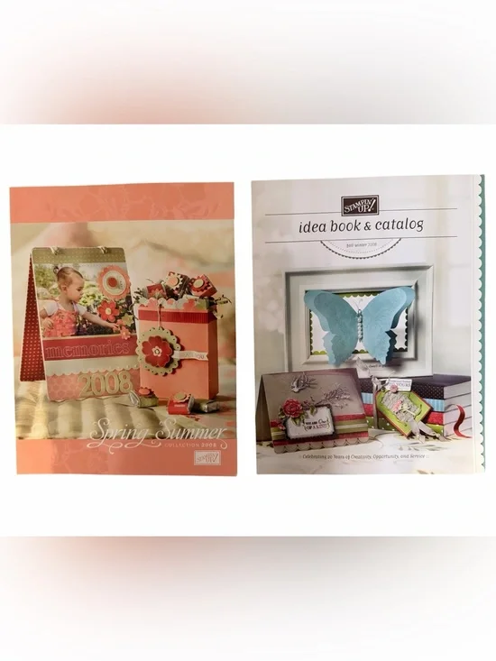 2 Stampin' Up! Idea Book & Catalogs 2008 Spring – Summer & Fall – Winter edition