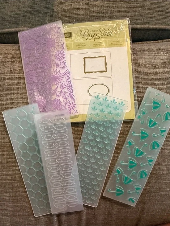 Sizzix Embossing Folder Set of 7 border plates