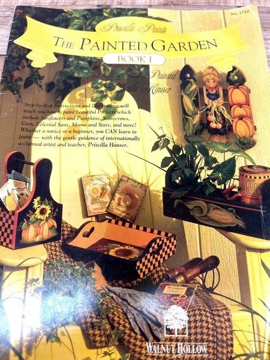 Priscilla Hauser The Painted Garden Book 1 Step-By-Step Decorative Painting Guid